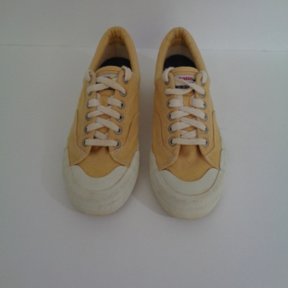 SEBAGO Docksides Womans Vtg Canvas Shoes 8M - Picture 8 of 8